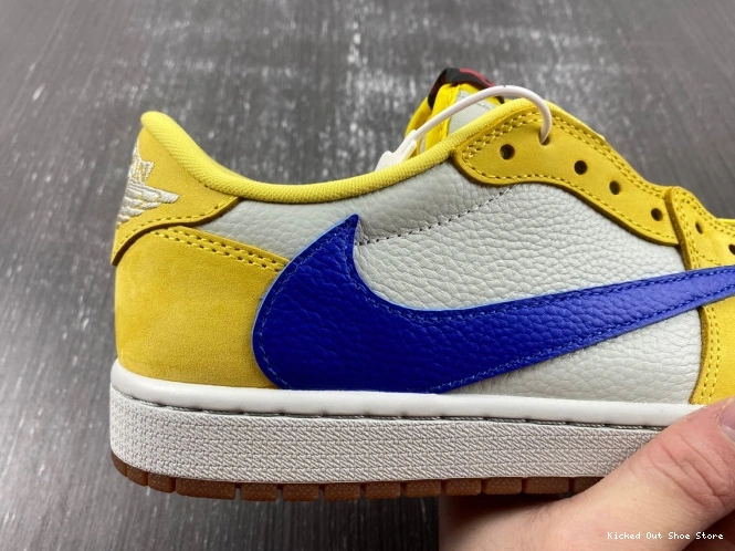 Kick Theory Low Travis x Air Scott Canary OG 1 DZ4137-700 Jordan 0816